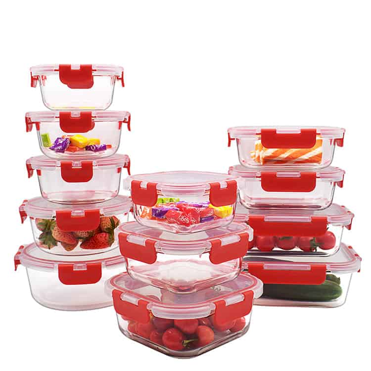 Superior Borosilicate Glass Meal Prep Food Storage Containers (3
