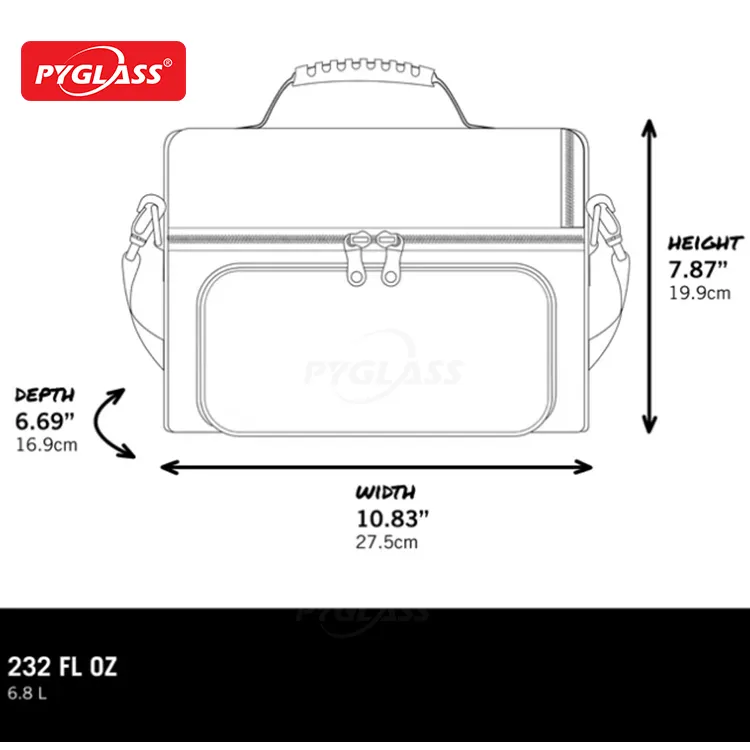 pyglass personalizado y al por mayor aislado bolsas de almuerzo fabricante haf65f66bd5cb4868943aff2137919ba5x
