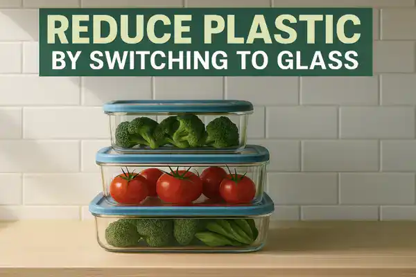 Plastikglas reduzieren