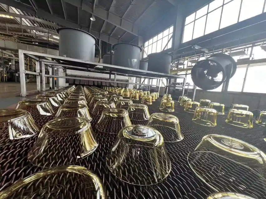 proceso de recocido de envases de vidrio para alimentos