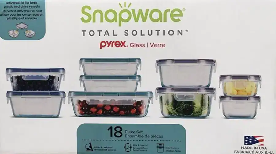 Made in USA glass food storage containers