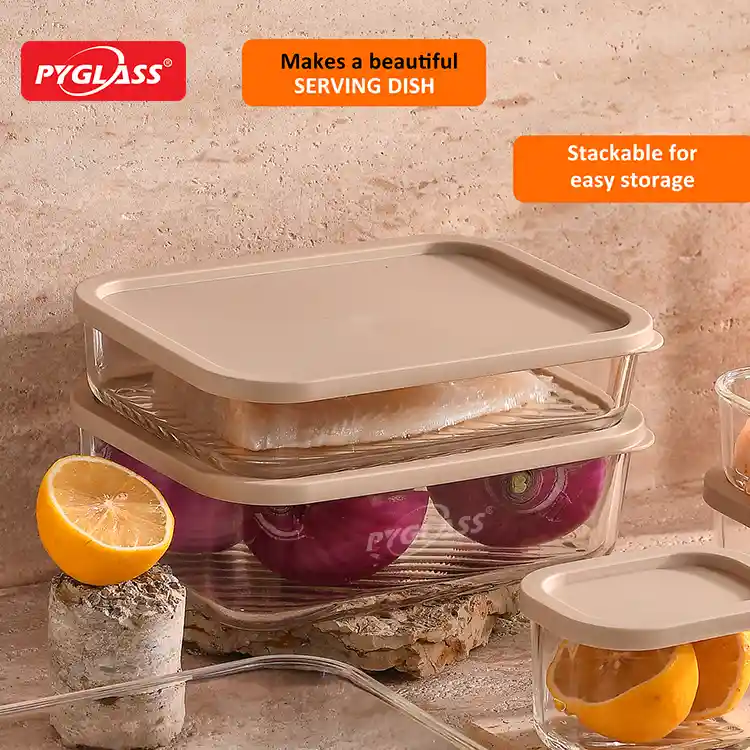 recipientes de vidro personalizados para armazenamento de alimentos conjuntos de design com fundo texturizado recipientes de vidro para alimentos com tampas e seguros para micro-ondas - conjunto de 7 recipientes de vidro borossilicato para armazenamento de alimentos014094 1 (6)