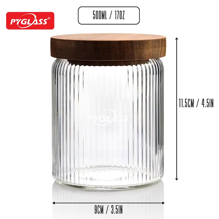 Großhandel Glasgefäße mit Holzdeckel | OEM ODM Glass Jar Manufacturer China - PYGLASS