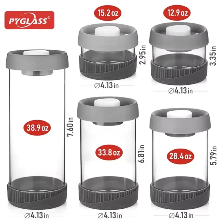 best airtight glass containers for flour and sugar