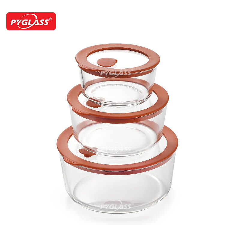 nesting glass food storage containers with glass lids space saving setyl xzgc3set(1)